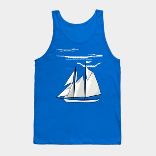 90s Sailboat Tank Top